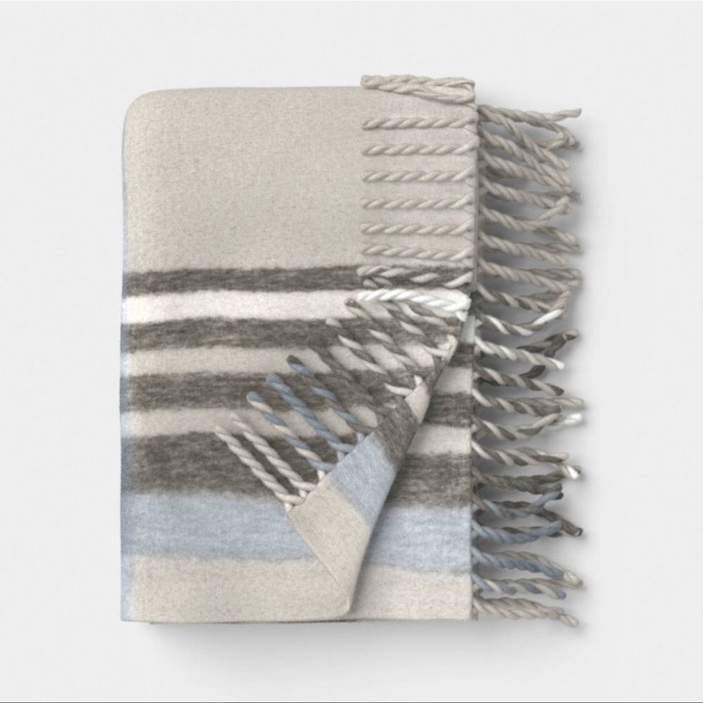 NWT Woven Plaid Throw Blanket - Threshold